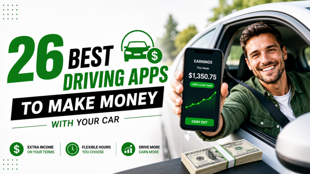 26 Best Driving Apps to Make Money With Your Car
