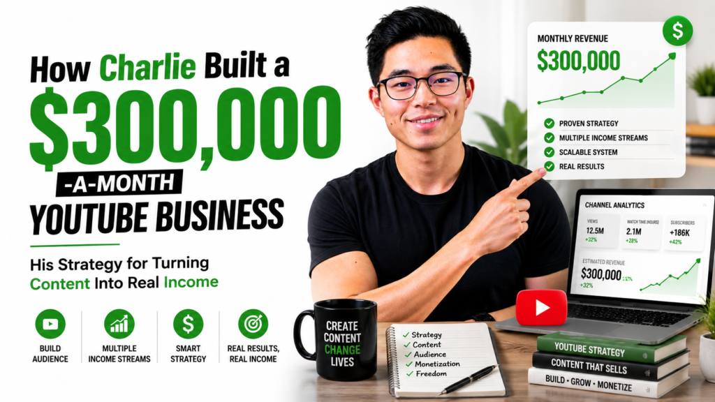 How Charlie Built a $300,000-a-Month YouTube Business