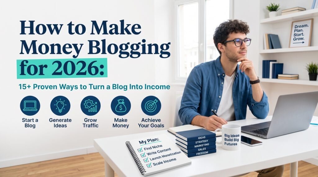 How to Make Money Blogging in 2026: 15+ Proven Ways to Turn a Blog Into Income
