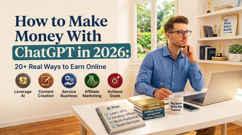 How to Make Money With ChatGPT in 2026: 20+ Real Ways to Earn Online